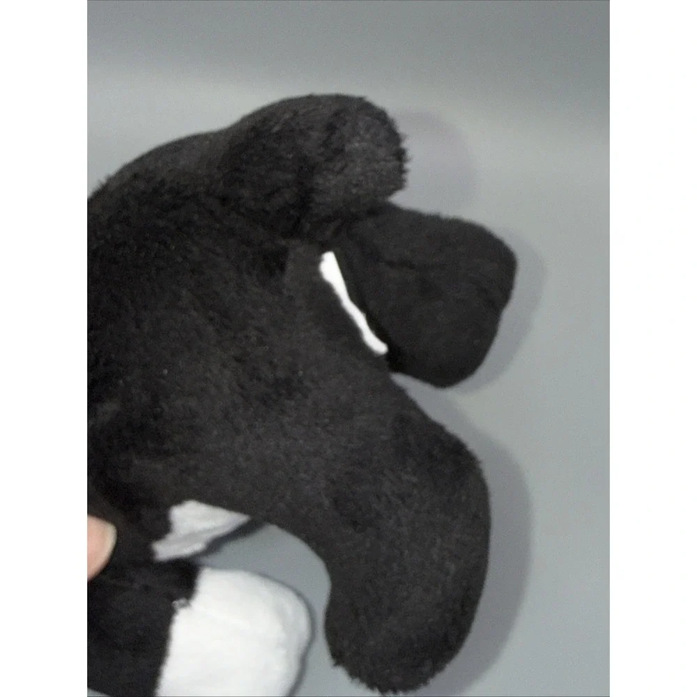 Battat Our Generation Black & White Pug Dog 7in Plush Stuffed Animal Toy